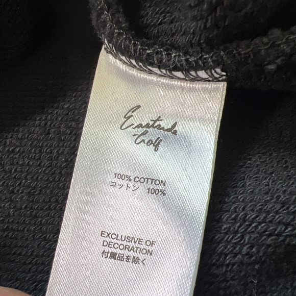 Eastside Golf Core Fleece Crew Script Logo Black Men Sweatshirt Size M NEW - Picture 6 of 10